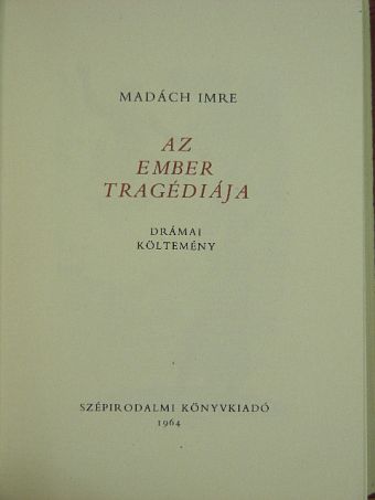 Madách Imre - Az ember tragédiája [antikvár]