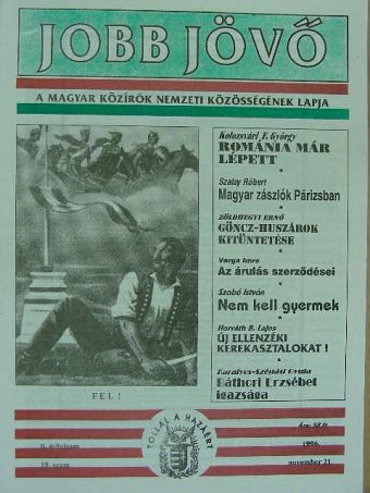 Horváth B. Lajos - Jobb Jövő 1996. november 21. [antikvár]