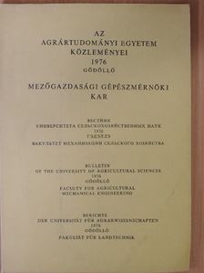 Dr. Kocsis Károly - Az Agrártudományi Egyetem Közleményei 1976 [antikvár]