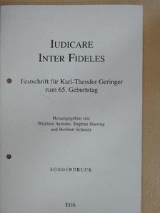 Helmuth Pree - Iudicare inter fideles [antikvár]