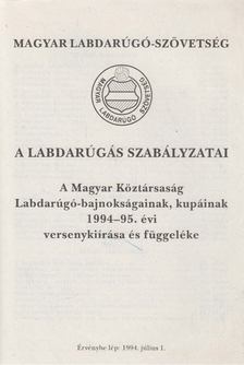 A labdarúgás szabályzatai [antikvár]