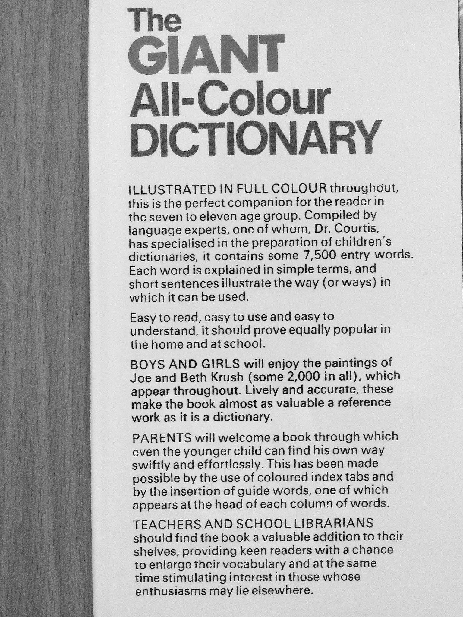 Garnette Watters - The Giant All-Colour Dictionary [antikvár]