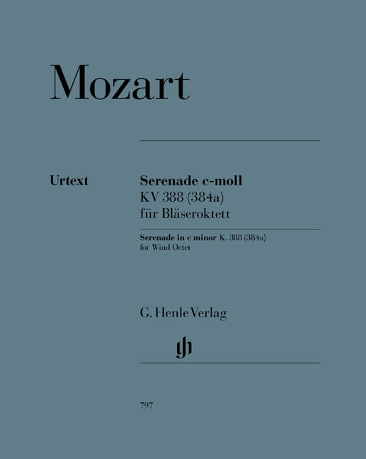 MOZART,W.A - SERENADE C-MOLL KV 388 (384A) FÜR BLAESEROKTETT,STIMMEN URTEXT