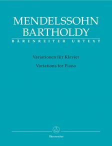 MENDELSSOHN BARTHOLDY - VARIATIONEN FÜR KLAVIER URTEXT (HOLGER M.STÜWE/MATTHIAS KIRSCHNEREIT)