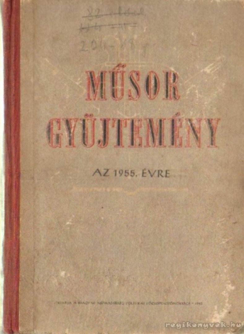 Műsor gyüjtemény az 1955. évre [antikvár]