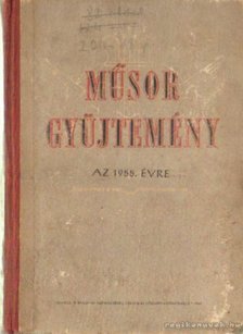 Műsor gyüjtemény az 1955. évre [antikvár]
