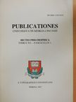 Dobrovits Mihály - Publicationes Universitatis Miskolcinensis Tomus XII. - Fasciculus 1. [antikvár]
