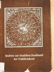 Hedwig Gollob - Studien zur deutschen Buchkunst der Frühdruckzeit [antikvár]