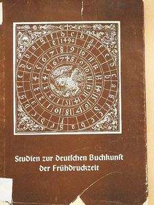 Hedwig Gollob - Studien zur deutschen Buchkunst der Frühdruckzeit [antikvár]