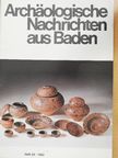 G. Fingerlin - Archäologische Nachrichten aus Baden 1982/Heft 28 [antikvár]