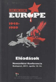 Remember Europe 1948-1989 [antikvár]