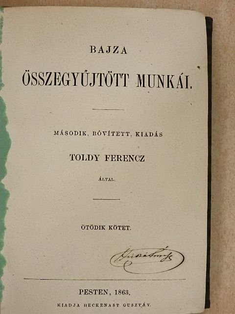 Bajza - Bajza összegyűjtött munkái V-VI. [antikvár]