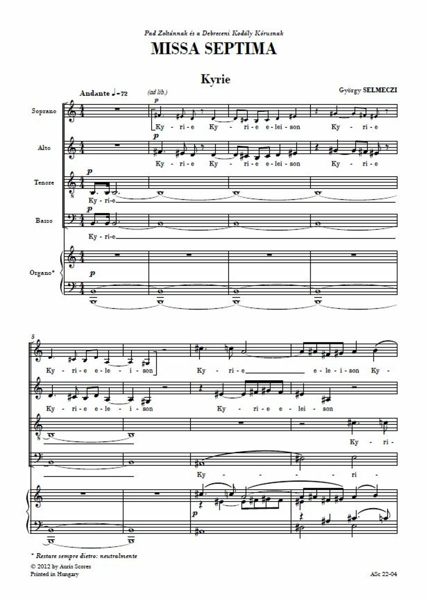 SELMECZI GYÖRGY - MILLENIUMI ÓDA - ÜNNEPI GYERMEKZENE