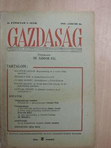 Agárdi Ferenc - Gazdaság 1947. január 15. [antikvár]