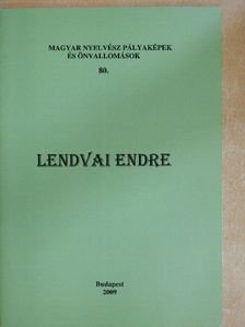 Lendvai Endre [antikvár]