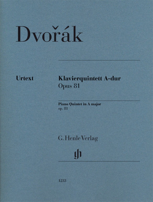 DVORAK - KLAVIERQUINTETT A-DUR OP.81 (DOMINIK RAHMER / ANDREAS GROETHUYSEN)
