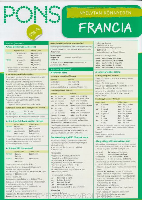 Krystelle Jambon - PONS - Nyelvtan könnyedén - Francia (ÚJ)