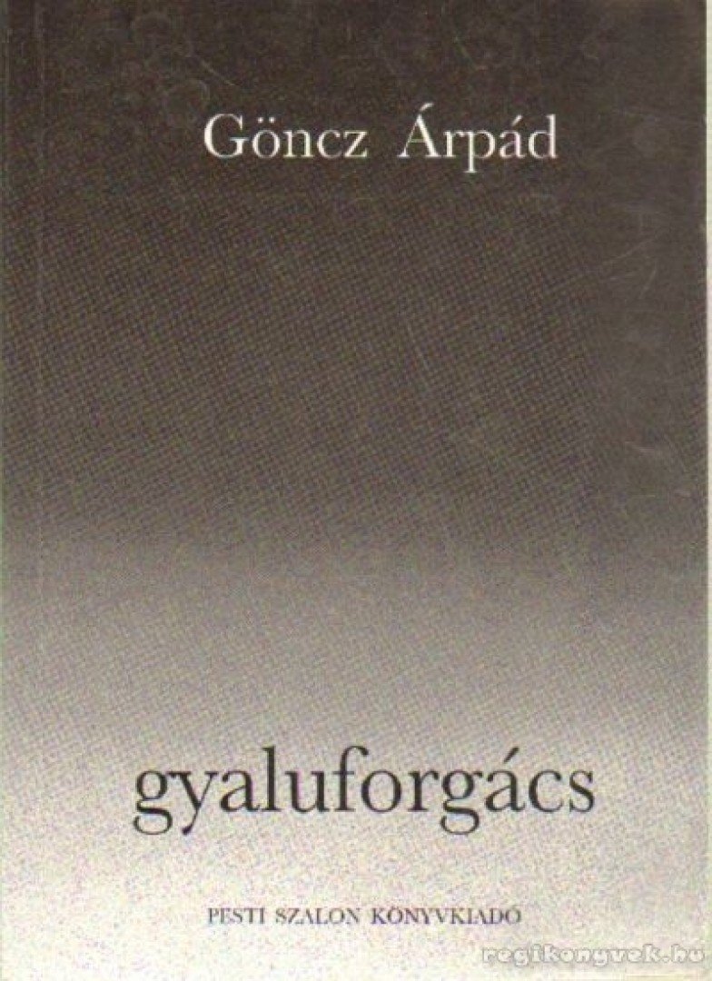 GÖNCZ ÁRPÁD - Gyaluforgács [antikvár]