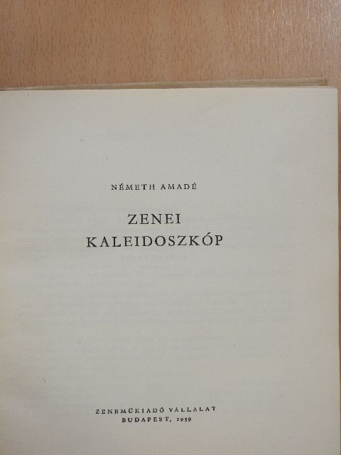 Németh Amadé - Zenei kaleidoszkóp (dedikált példány) [antikvár]