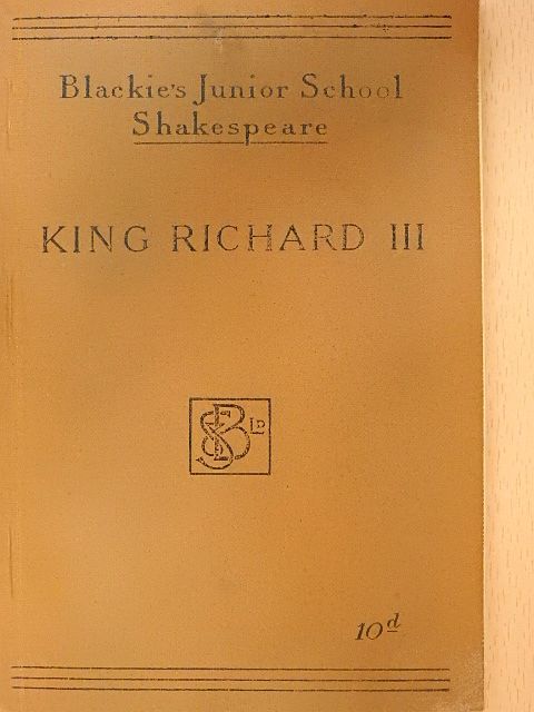 F. E. Webb - King Richard The Third [antikvár]