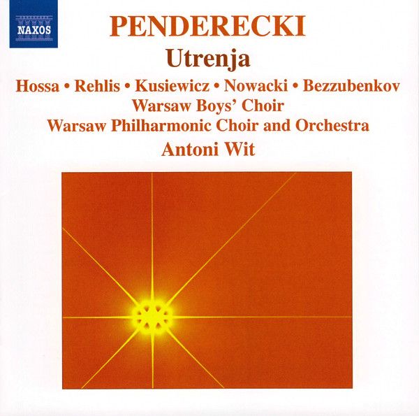 PENDERCKI - UTRENJA CD ANTONI WIT