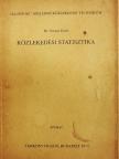 Dr. Szántó Emil - Közlekedési statisztika [antikvár]