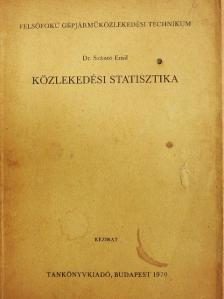 Dr. Szántó Emil - Közlekedési statisztika [antikvár]