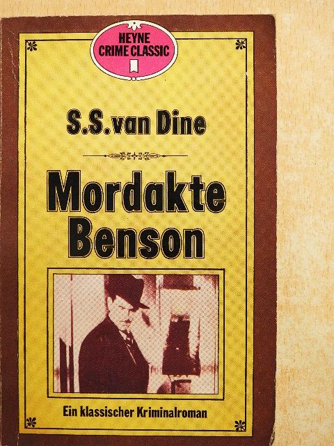 S. S. Van Dine - Mordakte Benson [antikvár]