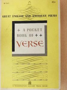 Edgar Allan Poe - The Pocket Book of Verse [antikvár]