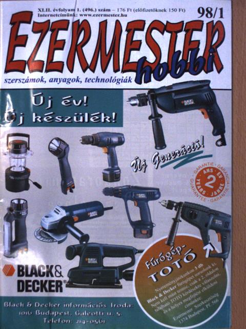 Ezermester Hobbi 1997-1998. január-december [antikvár]