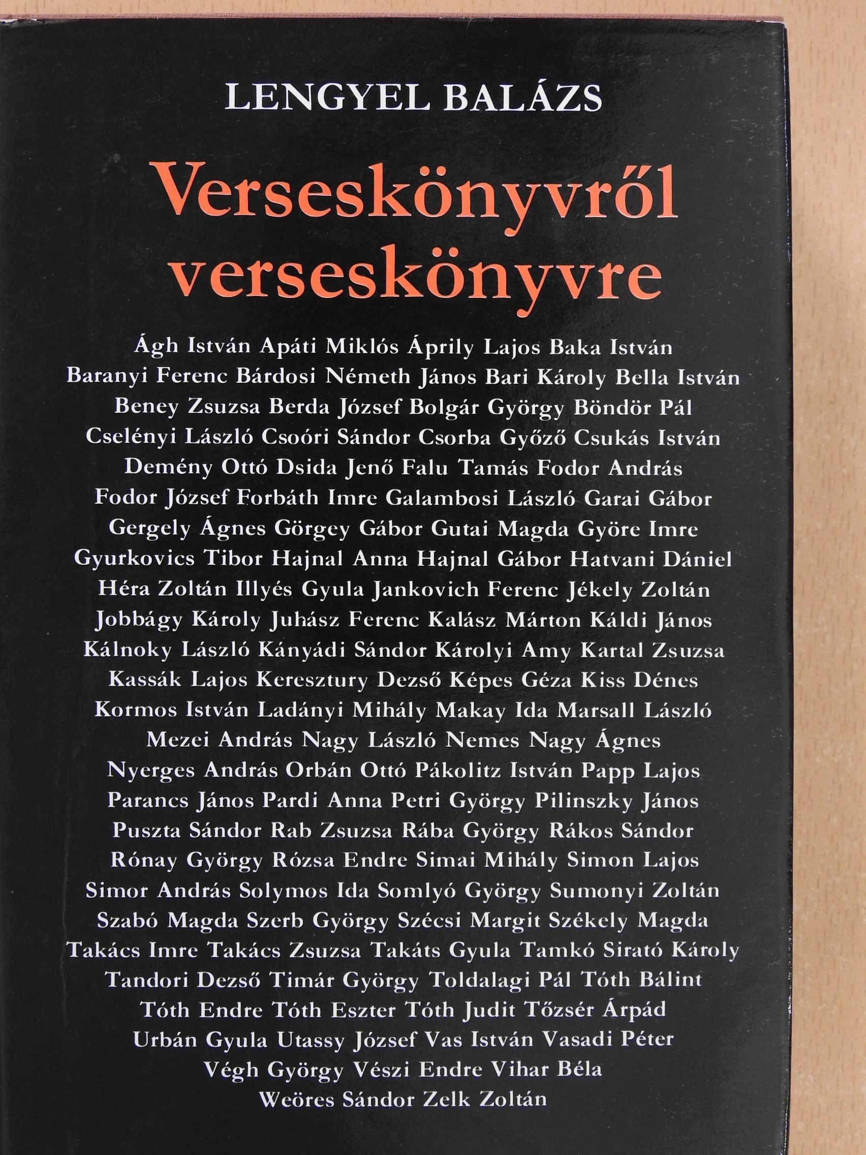 Lengyel Balázs - Verseskönyvről verseskönyvre (dedikált példány) [antikvár]