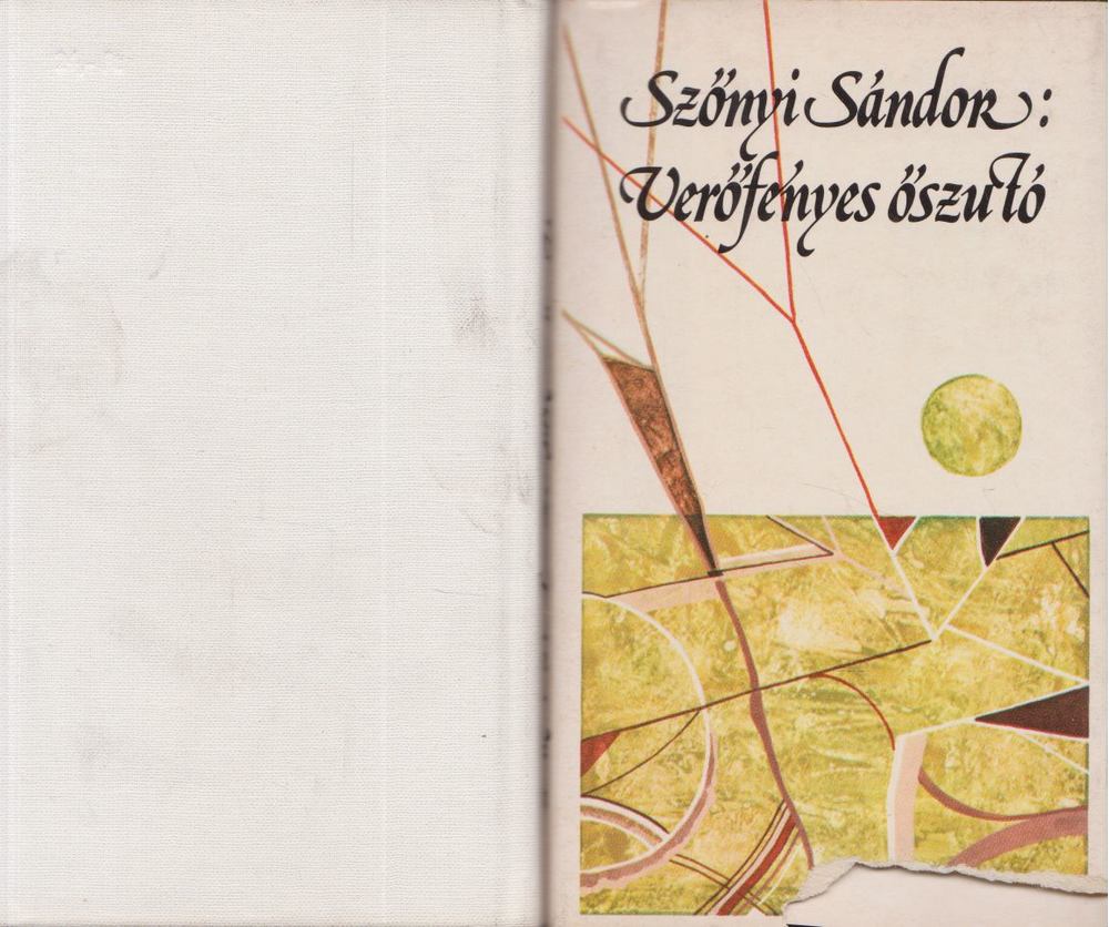 Szőnyi Sándor - Verőfényes őszutó [antikvár]