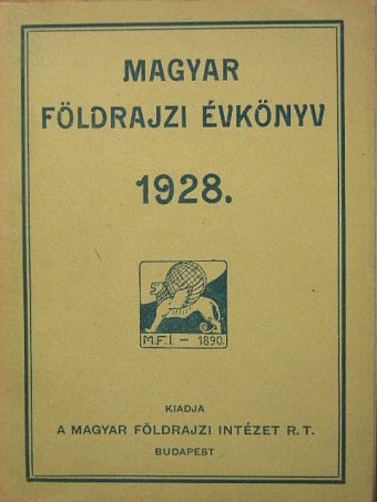 Bán Aladár - Magyar földrajzi évkönyv az 1928. évre [antikvár]