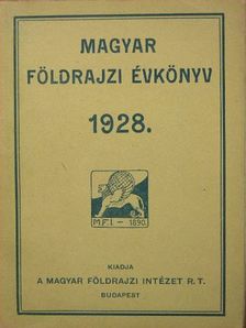 Bán Aladár - Magyar földrajzi évkönyv az 1928. évre [antikvár]