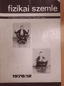 Balázs N. L. - Fizikai Szemle 1978. december [antikvár]