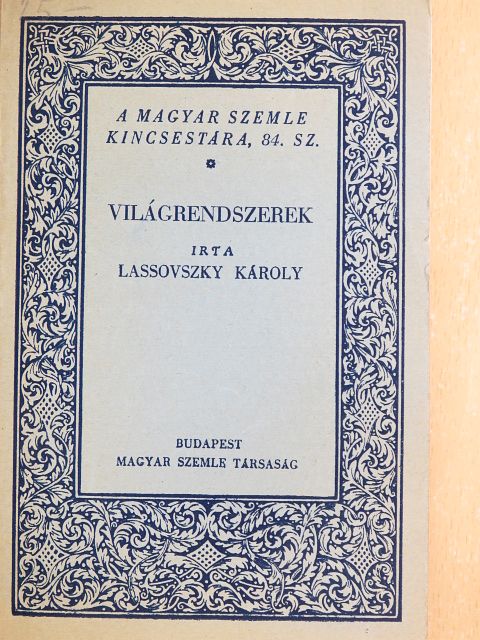 Lassovszky Károly - Világrendszerek [antikvár]