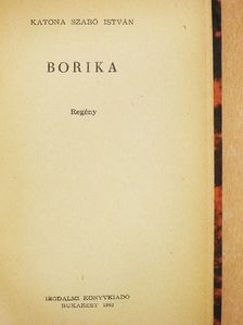 Katona Szabó István - Borika [antikvár]