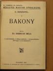 Dr. Dornyay Béla - Bakony  [antikvár]