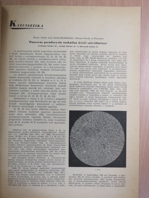 Dr. Arányi Sándor - Pancreas pseudocysta szokatlan késői szövődménye [antikvár]