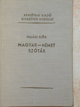 Halász Előd - Magyar-német szótár [antikvár]