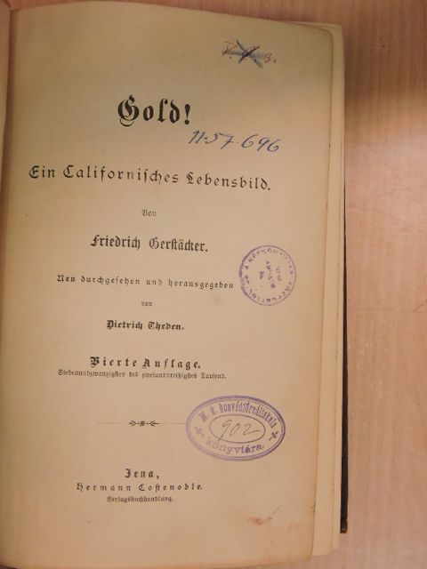 Friedrich Gerstäcker - Gold! (gótbetűs) [antikvár]