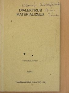 Dr. Földesi Tamás - Dialektikus materializmus [antikvár]