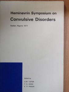E. P. Frisch - Heminevrin Symposium on Convulsive Disorders [antikvár]