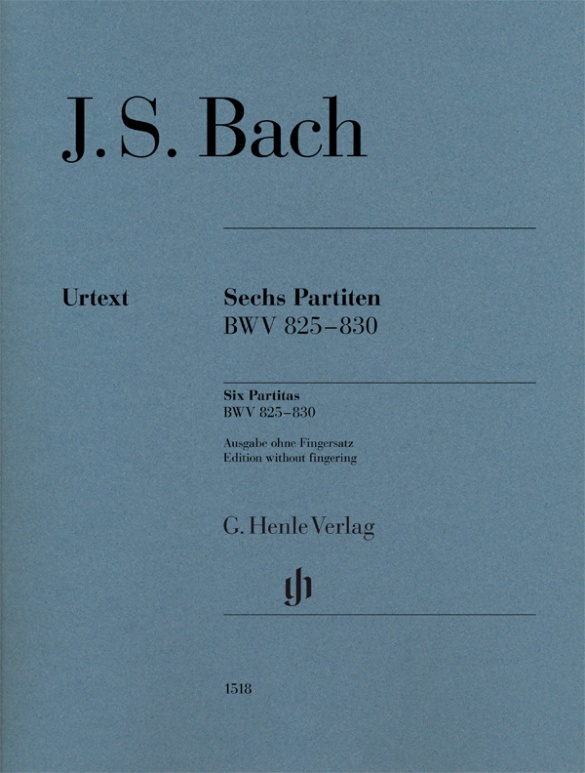 J. S. Bach - SECHS PARTITEN BWV 825-830 (ULRICH SCHNEIDER) OHNE FINGERSATZ!