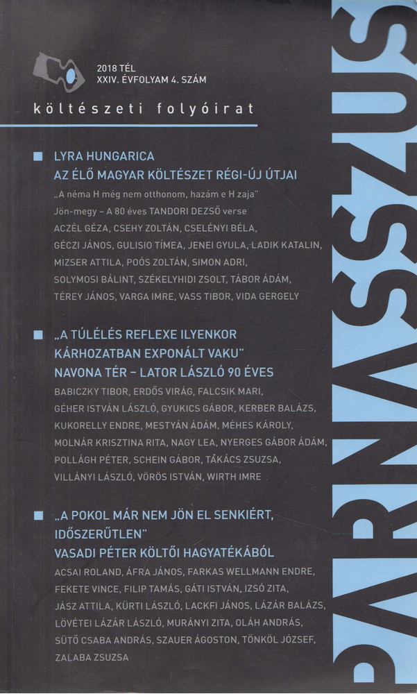 TURCZI ISTVÁN - Parnasszus 2018. tél [antikvár]