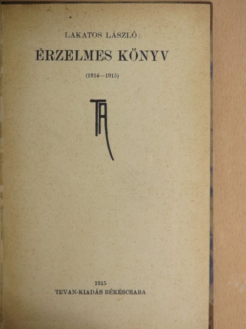 Frank Wedekind - Érzelmes könyv/Haláltánc [antikvár]