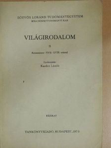 B. Mészáros Vilma - Világirodalom II. [antikvár]