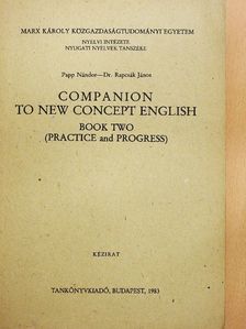 Dr. Rapcsák János - Companion to New Concept English II. [antikvár]