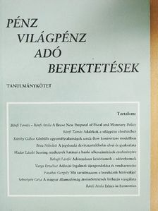 Bánfi Attila - Pénz, világpénz, adó, befektetések [antikvár]