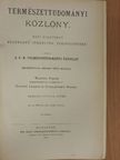Abonyi S. - Természettudományi Közlöny 1903. január-december/Pótfüzetek a Természettudományi Közlönyhöz 1903. január-december [antikvár]